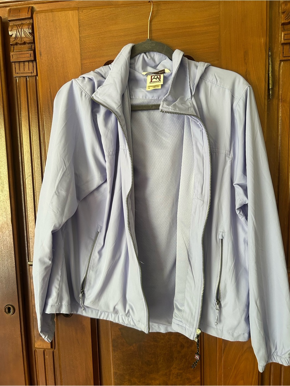 Light Lavender Windbreaker Jacket - Unbranded